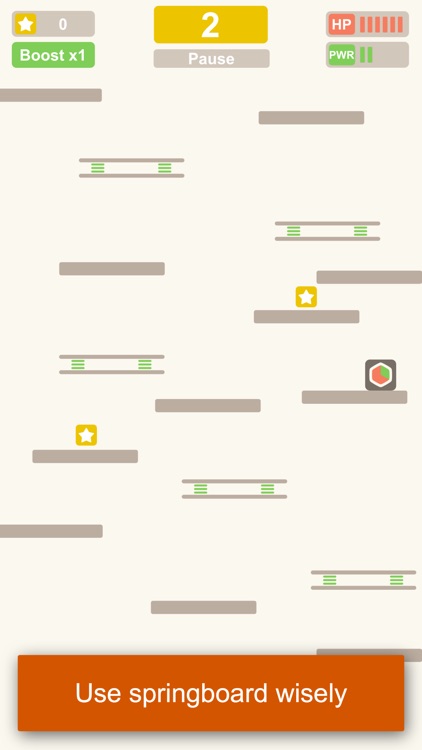 Little Bouncing Box jumps up a 2048 minimalistic adventure world