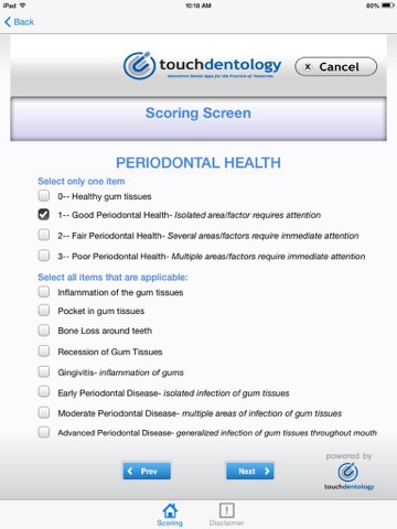 TouchDentology Oralfit Score screenshot 3