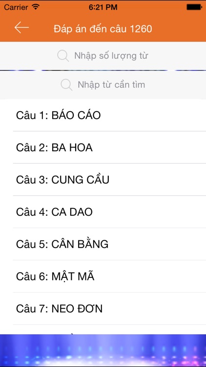 Đáp án bắt chữ 2