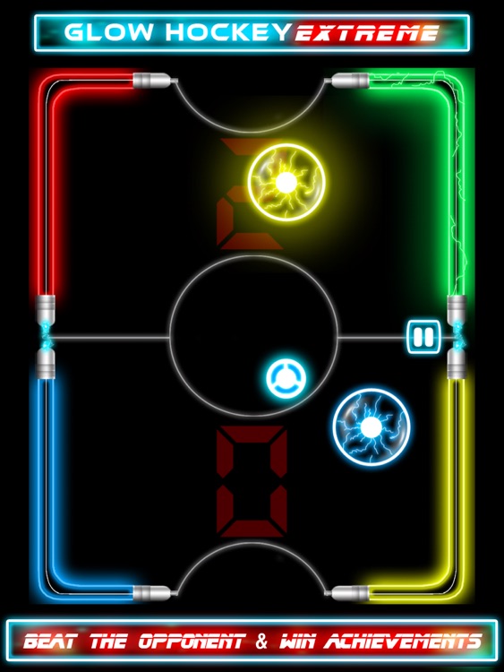 Glow Hockey Extreme HD screenshot-3