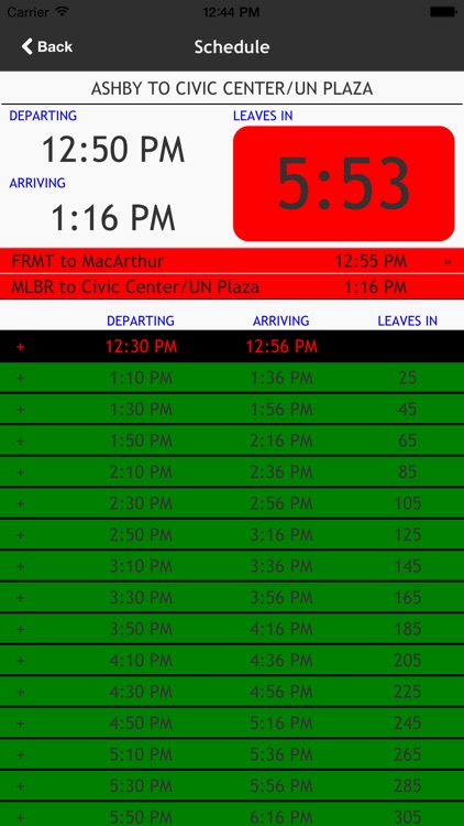 Trip Traq BART screenshot-4