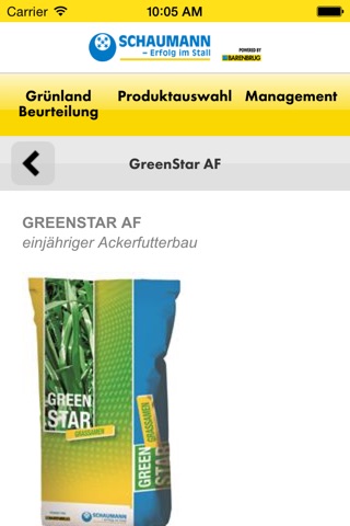 GREENSTAR Grundfutterapp screenshot 4