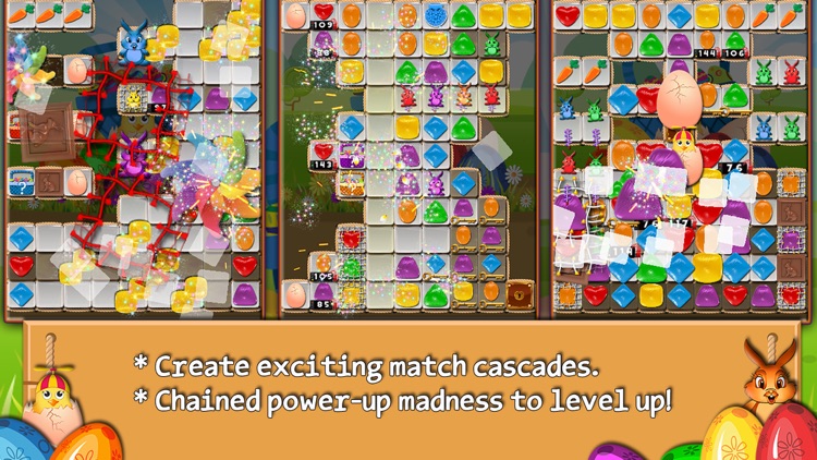 Bunny Drops - Match three puzzle screenshot-4