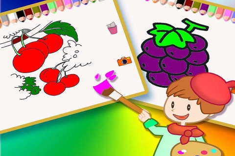 Colouring Book 10 - Painting the Fruits screenshot 2