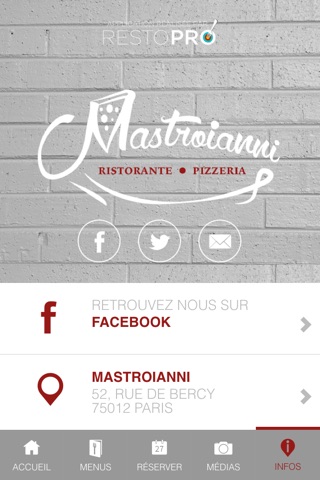 Mastroianni - Restaurant Paris screenshot 4