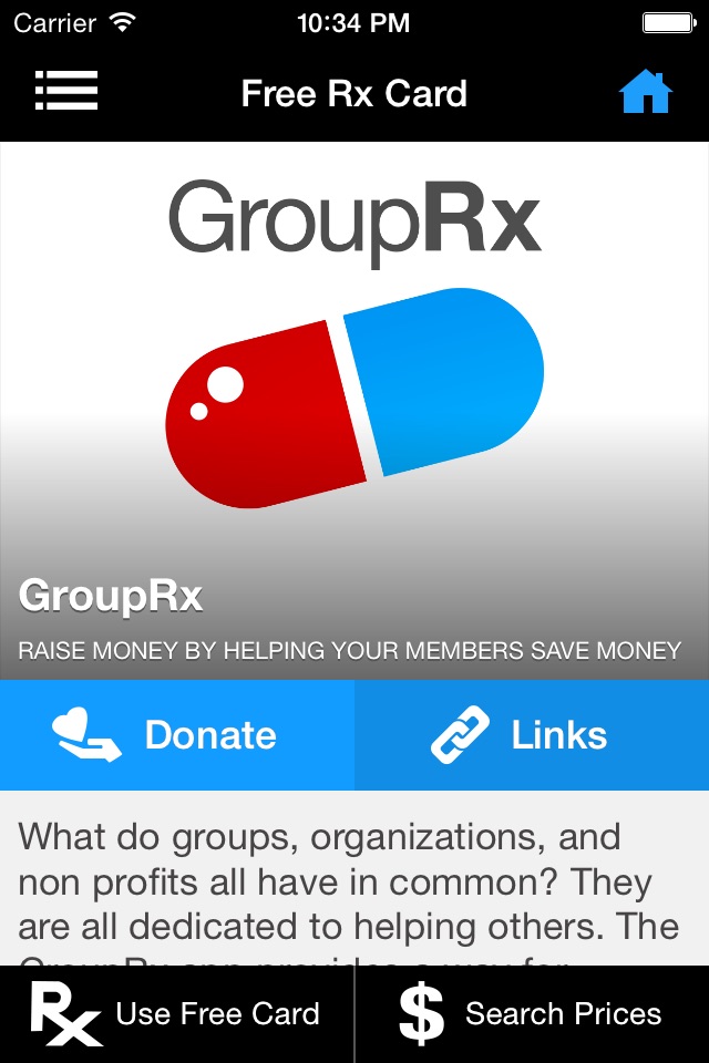 GroupRx - Discount Prescription Drug Card & Fundraising Platform screenshot 2