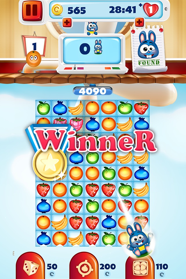 Crazy Fruit Match 3 Game - Infinite Puzzle Adventure and Crush Mania screenshot 4