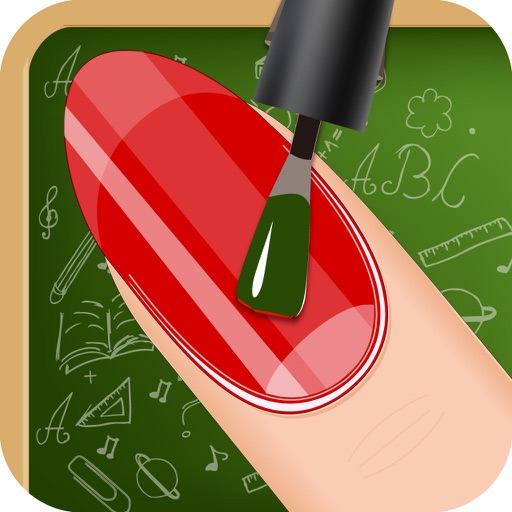 Style My Manicure High School Fashion Nails BFF Sparkles Club Game - Advert Free App Icon