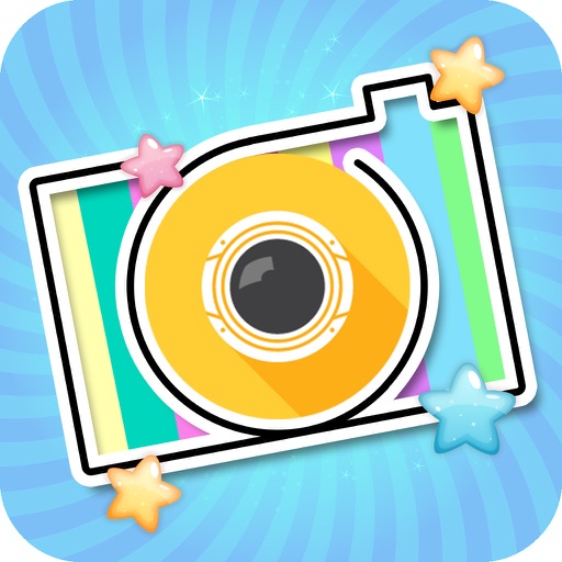 Photo Camera Editor - drawing filters selfie collage maker & pics blender Icon