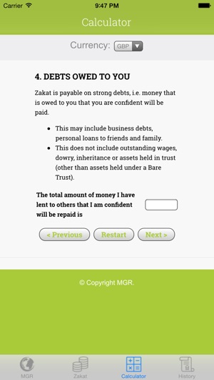 MGR Zakat Calculator(圖4)-速報App