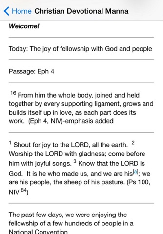 Daily Devotional Manna screenshot 2