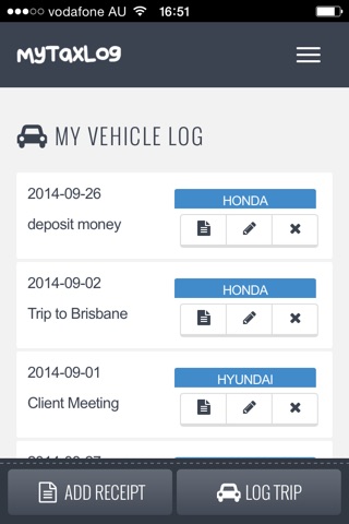 MyTaxLog screenshot 3