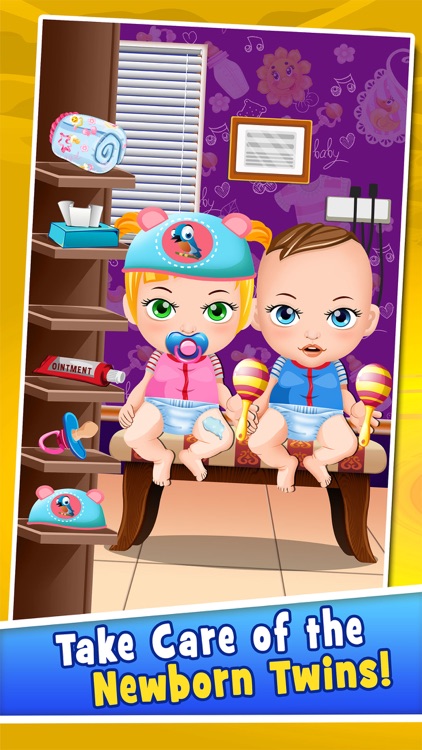 Mommy's Twins New Babies Doctor - my baby newborn mother spa salon game for kids