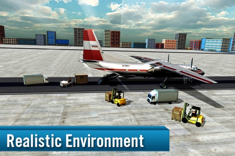 Airplane Cargo Truck Sim 3D screenshot 3