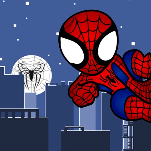 Flappy Jumping Hero: Spiderman edition iOS App