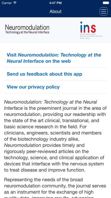 Neuromodulation: Technology at the Neural Interface screenshot-4