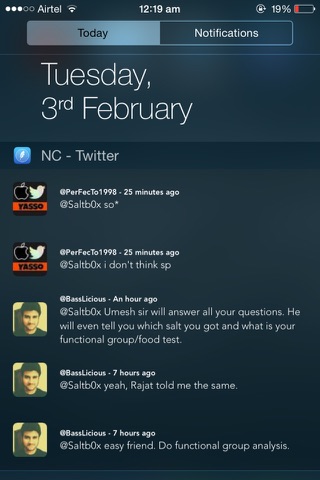 NC - Twitter Widget for Notification Center screenshot 3