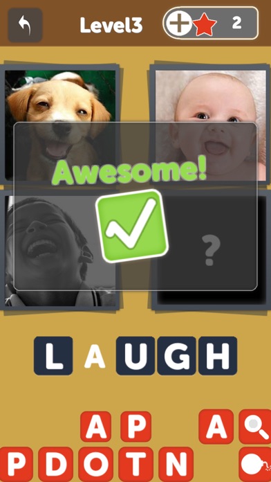 download OMG Guess What - Pics to words puzzle Quiz, find 1 word from 4 picture in this free family pic game apps 1