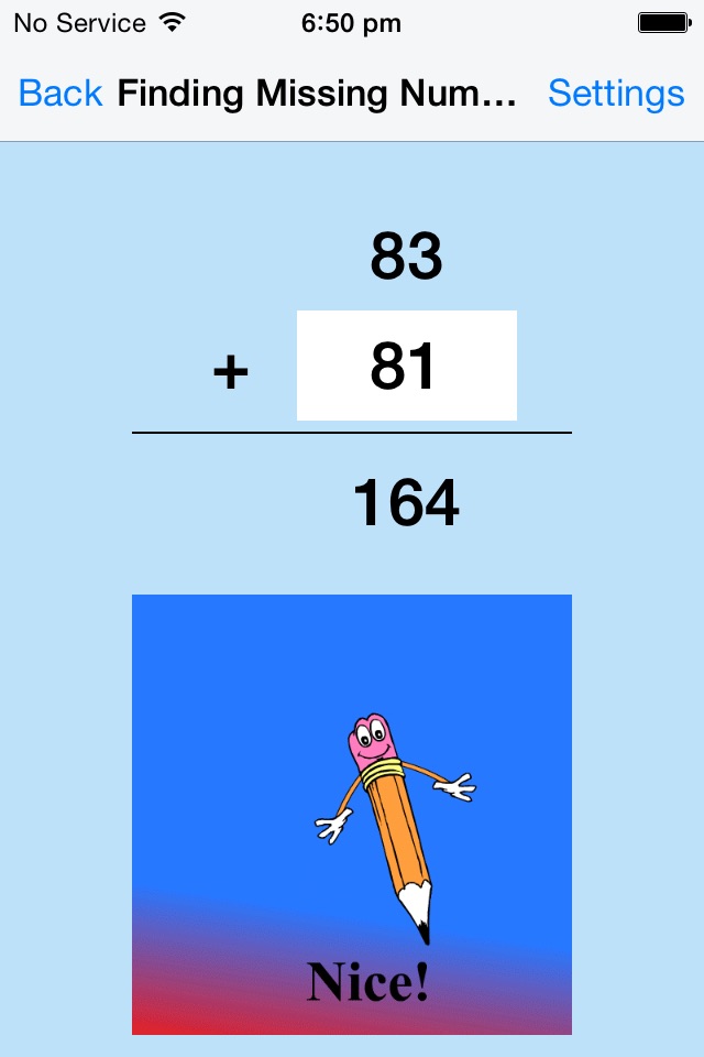 Finding Missing Number In Addition screenshot 3