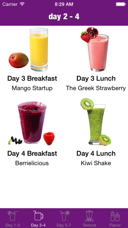 7 Day Fruit Smoothie Cleanser screenshot-4
