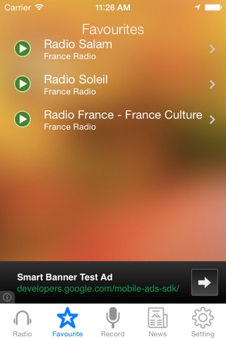 France Radio News Music Recorder screenshot 3