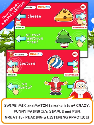 Santa’s Crazy Christmas Mix & Match HD Lite screenshot 2