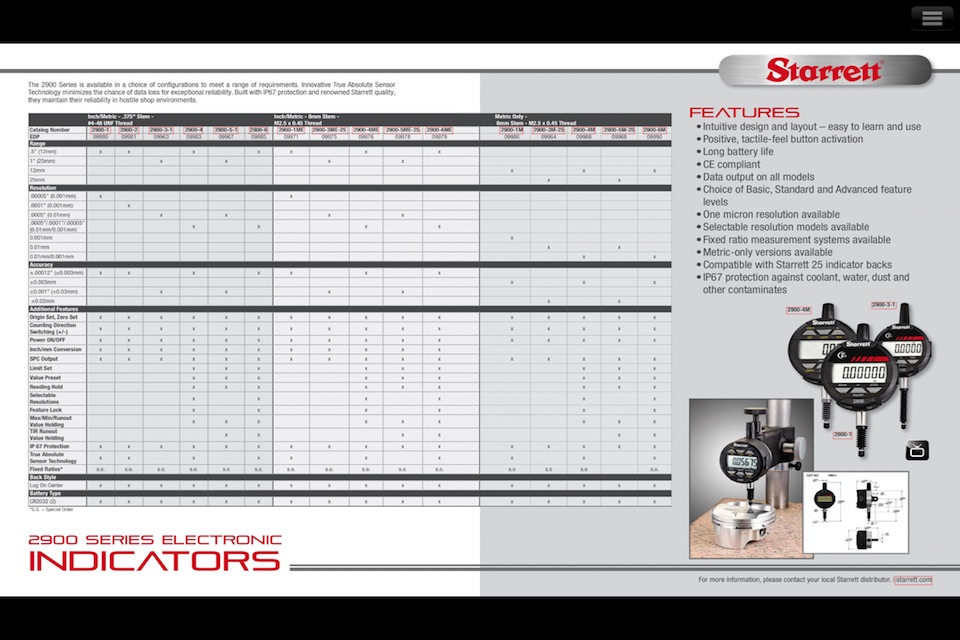 Starrett Catalog Viewer screenshot 3