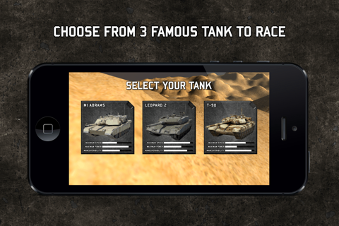 Tank Racing Simulator: M1A2 Abrams vs Leopard vs T-90 screenshot 2