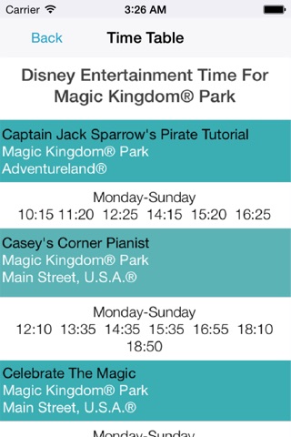 Timer for Disney's Magic Kingdom Park screenshot 4