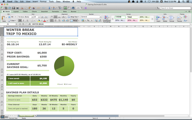 Templates for MS-Excel Pro