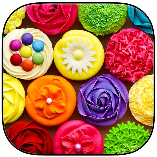 A Perfect Cupcake Free - Fun Bakery Icing Slide Puzzle Game icon