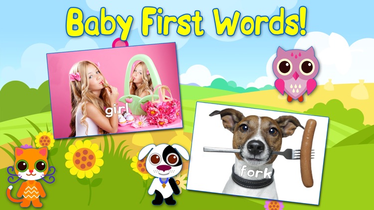 Baby First Words Book 1 Basics. Full Paid. Educational games for toddlers.