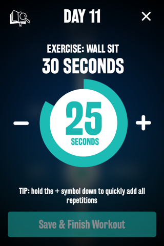 Men's Wall Sit 30 Day Challenge FREE screenshot 3