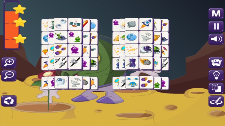 Space Mahjong Free screenshot-4