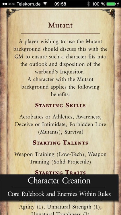 warhammer 40k character sheet 2nd edition