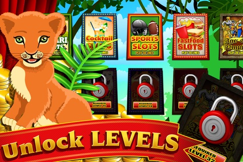 Bouncing Animals in the Lucky Zoo Island - Free Casino Vegas Slots Game screenshot 4