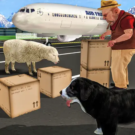 Sheep Run Dog Simulator 3D: Farm Lamb and Wool Transport through Transporter truck and Airplane Cheats