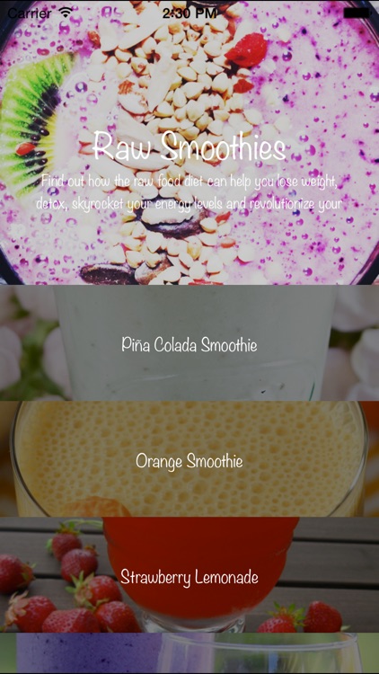 Raw Smoothies