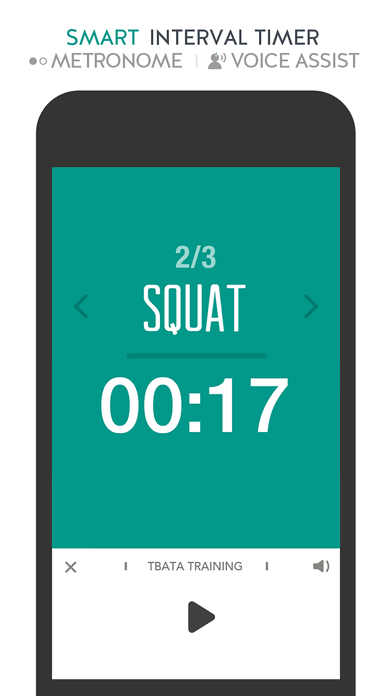 TABATACH - Interval Workout Timer for High Intensity Interval Training (HIIT) : TABATA & any Circuit Training Screenshot 4