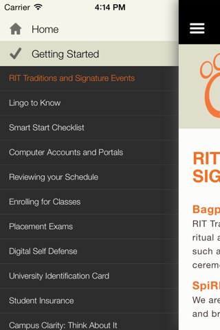 RIT New Student Survival Guide screenshot 2