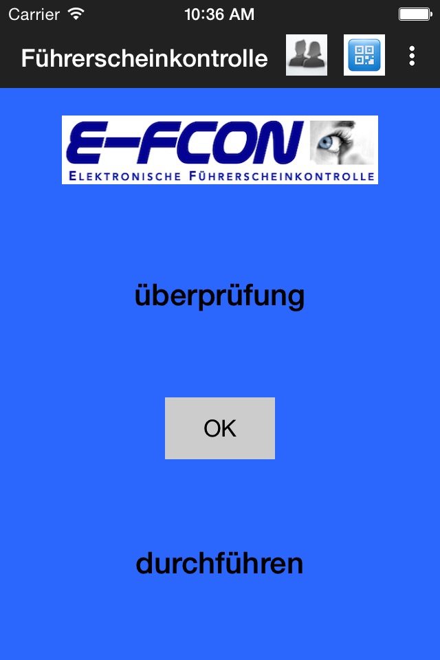 E-FCON - Elektronische Führerscheinkontrolle screenshot 3