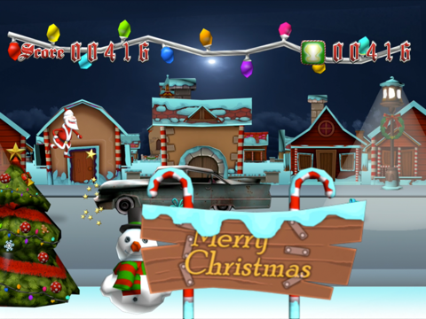 The Christmas Game FREE - 3D Cartoon Santa Claus Is Running Through Town!のおすすめ画像4