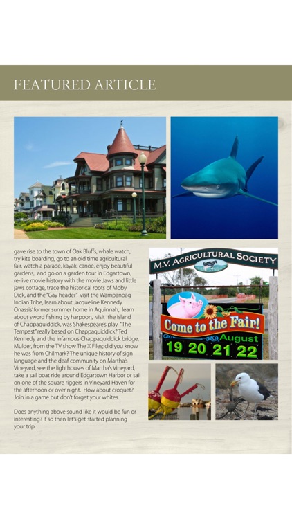 Martha’s Vineyard Vacation Magazine screenshot-3