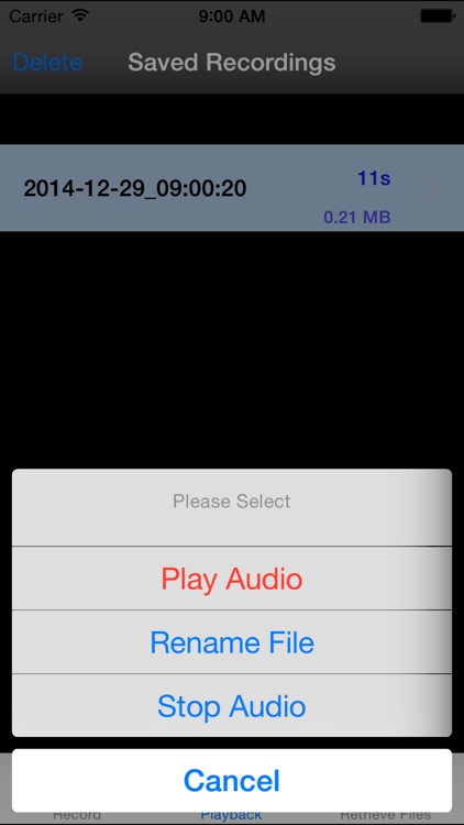 myRecorder - Record Audio screenshot-3