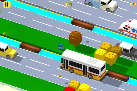 Crossy Avenue - Follow Frogger To Cross The Road screenshot 4
