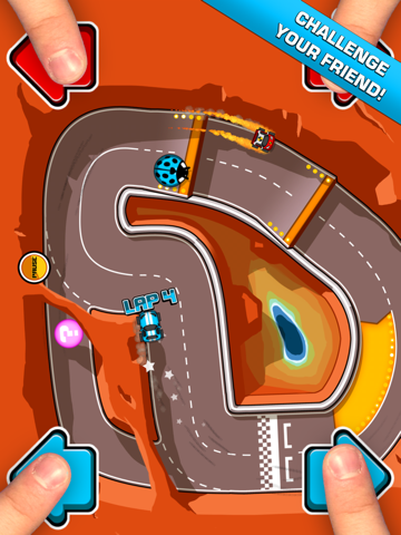 Blonde vs Brunette Racing - Two-player kart racing fun! на iPad