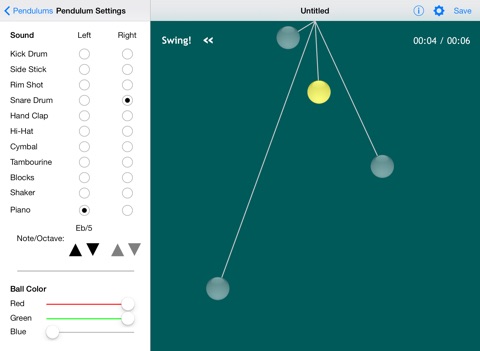 SwingSong: Musical Pendulums screenshot 3