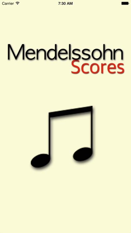 Mendelssohn Scores