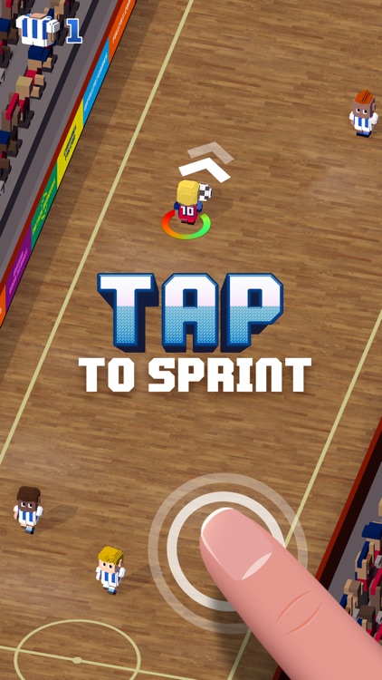 Blocky Soccer - Endless Arcade Runner screenshot-3