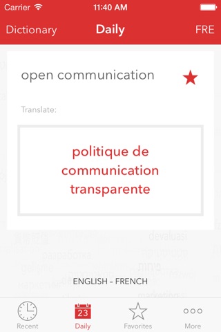 Verbis Dictionary - English – French Dictionary of Management Terms. Français — Anglais Dictionnaire des Termes de Gestion screenshot 3